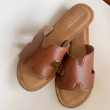 Tan Slip-on Sandal