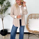 Waffle Knit Relaxed Shacket (2 Colors)