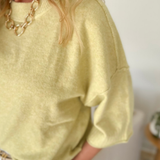 Lemonilla Crew Neck Boxy Sweater