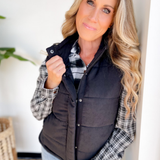 Everyday Full Zip Up Puffer Vest