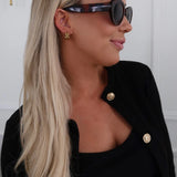 Small Gold Rolly Hoops