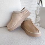 Julia Beige Platform Slipper