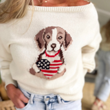 Ivory America's Puppy Sweater