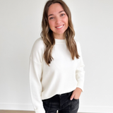 Cream Soft Knit Sweater