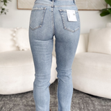 Maren High Rise Straight Vervet Jeans