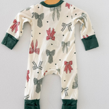 Christmas Bows Romper