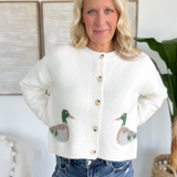 Button Down Duck Sweater