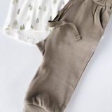 Kids Ribbed Tree Long Sleeve Top & Pants