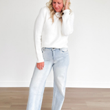 Nicole Wide Leg High Rise Jeans