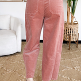 Rose Corduroy Wide Leg Pants