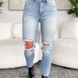 Lainey High Rise Mom Fit KanCan Jeans