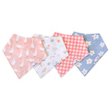 Set of 4 Bandana Bibs