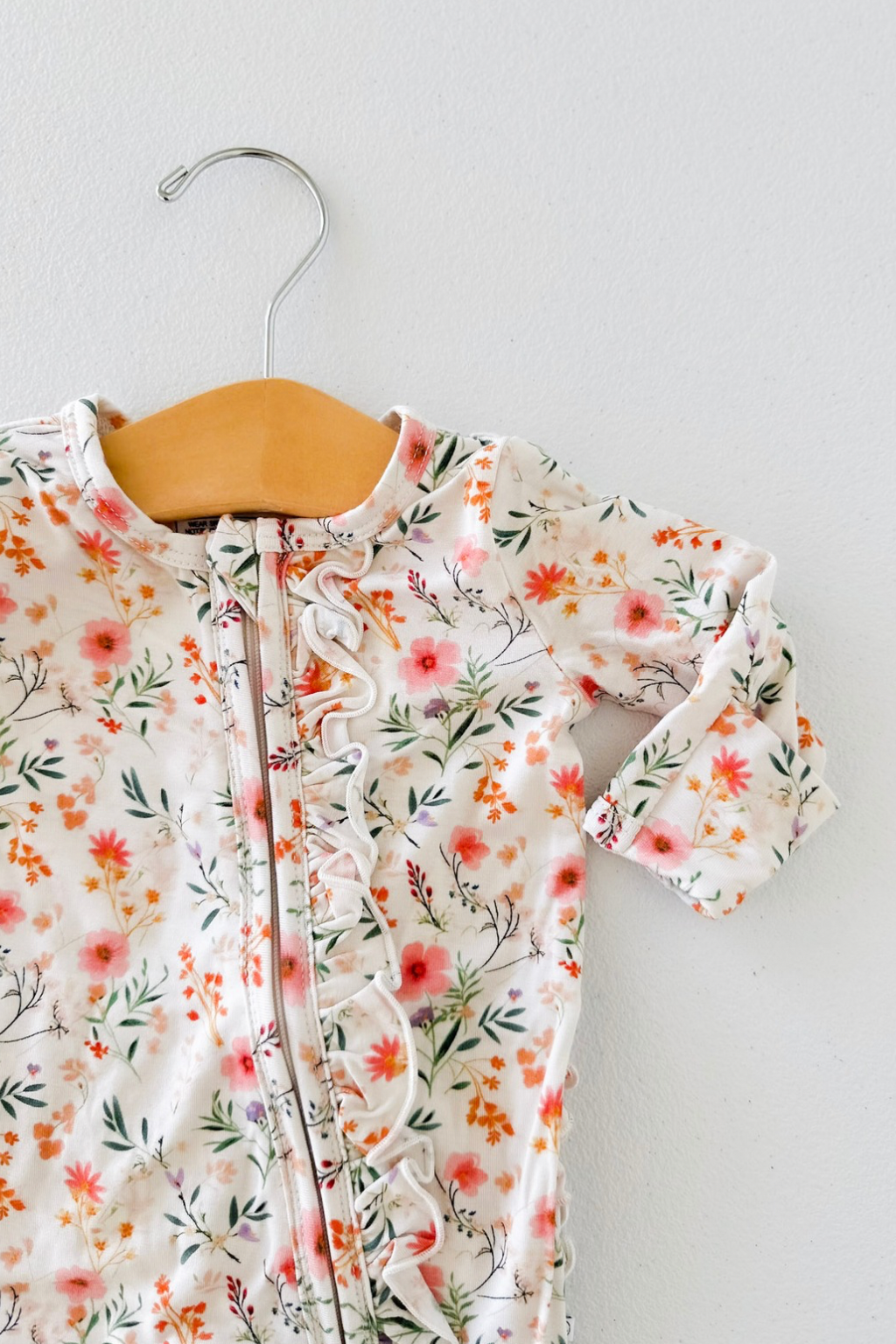 Winnie's Wildflower Ruffle Footie