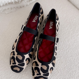 Leopard MIA Ballet Flats