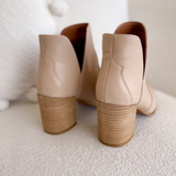 Taupe Pointed Toe Boots