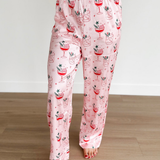 Christmas Cocktails Satin PJ Set