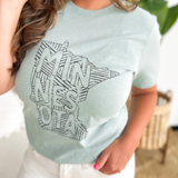 Dusty Blue Minnesota Tee Shirt