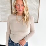 Soft Long Sleeve Basic Top (4 Colors)