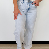 Kassie High Rise Wide Leg KanCan Jeans