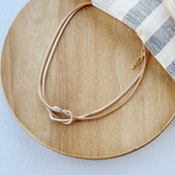 Snack Chain Necklace with Square Knot