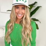 Green Essential Ribbed Long Sleeve Top