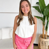 Ivory Buttery Soft Sleeveless Top