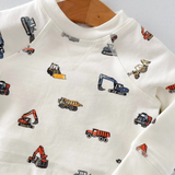 Sweatshirt & Jogger Set-Trucks