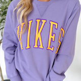 Purple VIKES Crewneck