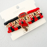 Gameday Football Charm Bracelets