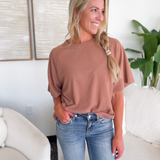 Elizabeth Boxy Short Sleeve Top