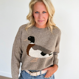 Mocha - Duck Knit Sweater