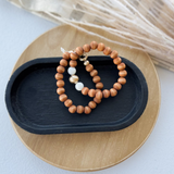 Wood Beaded Bracelet Set