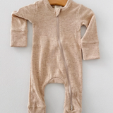 Tan Speckle Romper