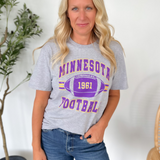Minnesota Football Grey Tee
