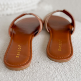 Woven Straw-Textured Slip On Sandals (2 Colors)