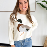 Cream - Duck Knit Sweater