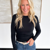 Soft Long Sleeve Basic Top (4 Colors)