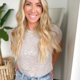 Lightweight Leopard Short Sleeve Top