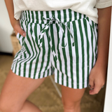 Green Stripes Boxer Shorts