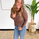 Brown - Classic Knit Sweater