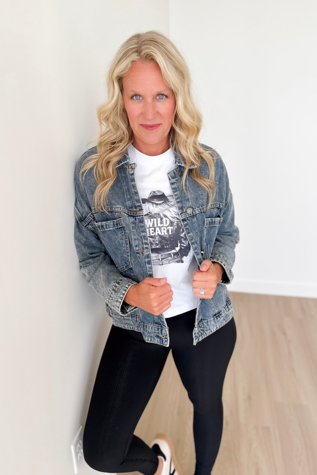 Relaxed Vintage Medium Wash Denim Jacket