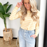 Lightweight Striped Crewneck Top (2 colors)