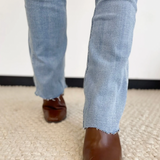 Zoey Mid Rise Bootcut Flying Monkey Jeans