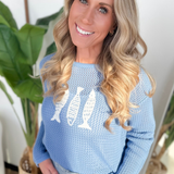 Fish Trio Open Knit Sweater