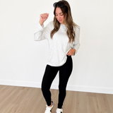 Light Grey Long Sleeve Top