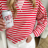 Striped Relaxed Pullover (2 Colors)