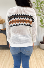 Stevie Pattern Knit Sweater