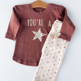 Girls Star Top & Pant Set