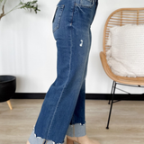 Jamie Baggy Wide Cuff Vervet Jeans