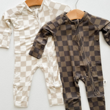 Faded Checkerboard Romper (2 Colors)